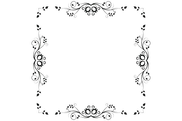 Vintage Flourish Frame Design