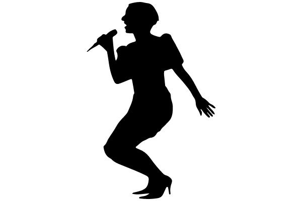 Vocal Sensation: A Dynamic Silhouette of a Performer