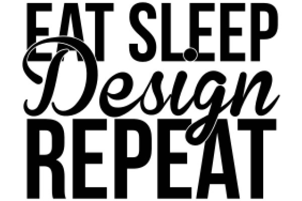 Eat Sleep Design Repeat: A Graphic Designer's Mantra