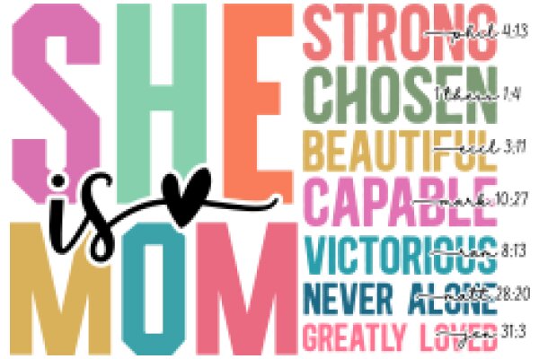 Celebrating Motherhood: A Colorful Tribute to the Strength and Beauty of Moms