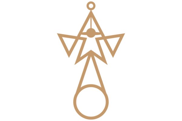 Stylized Logo with a Star and a Circle