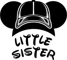 Little Sister's Playful Disney-Inspired Cap