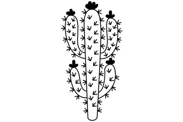 Stylized Cactus Illustration
