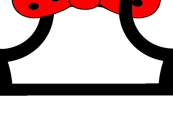 Chef's Hat with Red Bow
