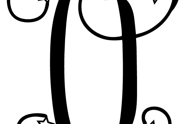Monogrammed Ornamentation: A Fusion of Classic and Festive Design