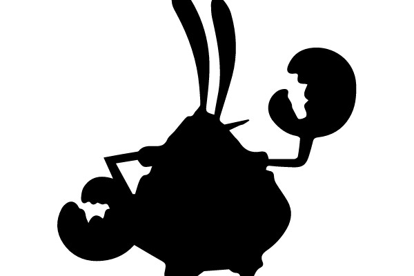 A Silhouette of a Crab