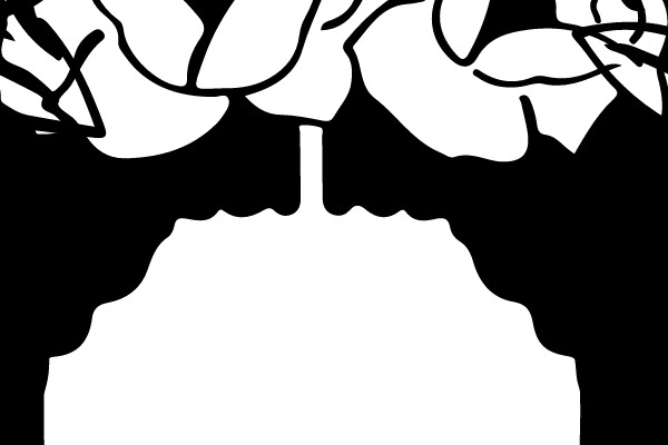 Floral Crown Silhouette