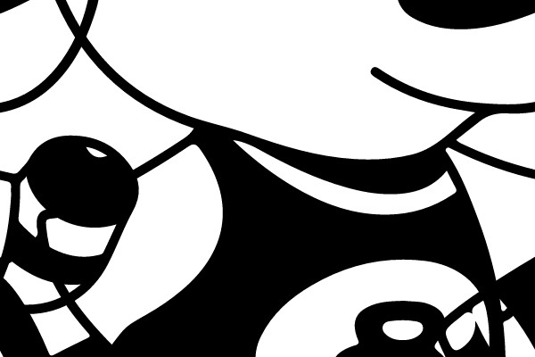 Cheerful Sports Mascot: The Number 8 Runner