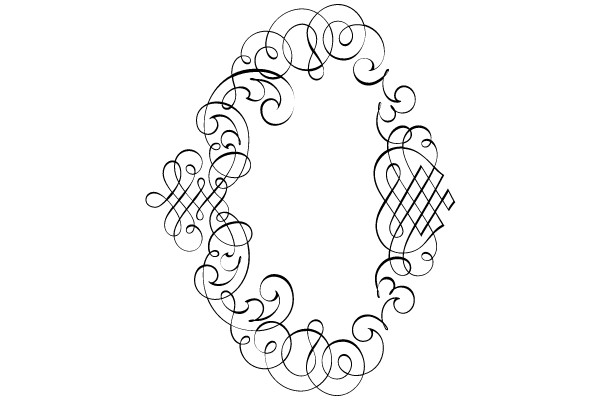 Vintage Ornament Frame: Flourished Elegance
