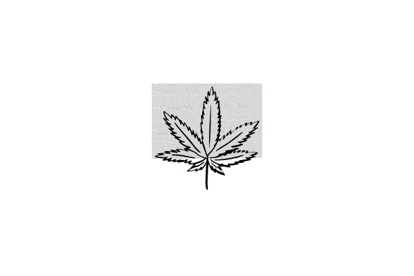 Marijuana Leaf Outline