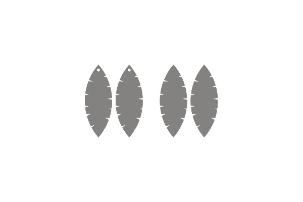 Leaf-like Shapes with a Hole