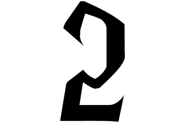 Digital Art: A Pixelated Letter 'D'