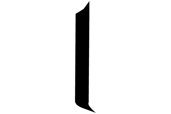 A Vertical Black Line