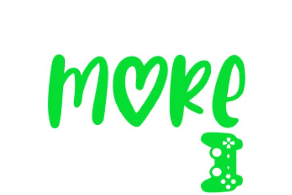 A Playful Display of the Word 'More' with a Game Controller Icon