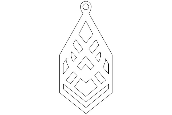 An Ethereal Pendant: A Study in Symmetry and Design