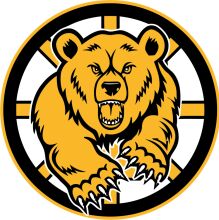 A Graphic Design of a Yellow Bear with Claws, Inside a Black and Yellow Circle.