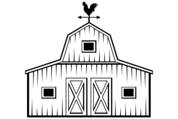 A Chicken's Perspective: ABarn with a Rooster on Top