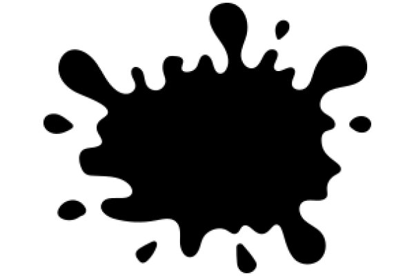 Black Ink Splatter Art