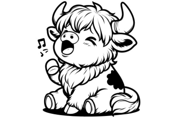 A Musical Mood: A Cow's Melodic Adventure