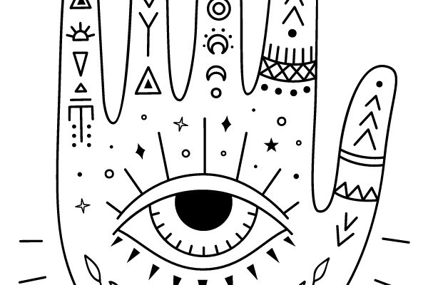 Enchanted Hand of Fate: Symbolic Patterns and the All-Seeing Eye