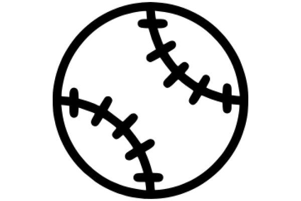 A Simple Drawing of a Baseball