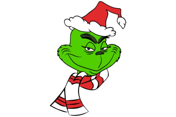 A Festive Holiday Greeting: The Grinch's Santa Hat