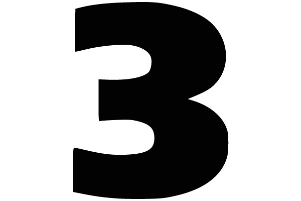 Bold Number 3
