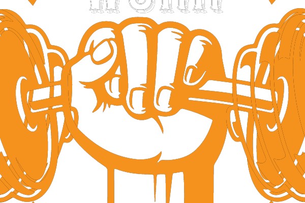Resilience and Dedication: Motivational Fitness Emblem