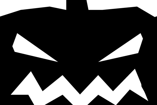 Spooky Jack-o'-lantern Silhouette