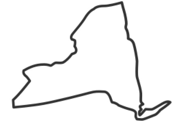 Simplistic Line Drawing of a State: A Minimalist Approach to Geography
