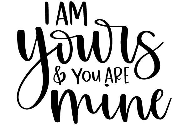 I Am Yours & You Are Mine