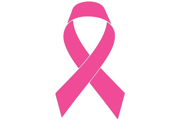 Pink Ribbon Symbolizing Breast Cancer Awareness