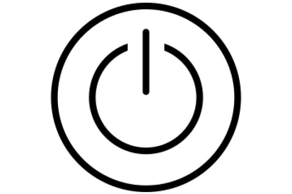Simplistic Icon of a Power Button