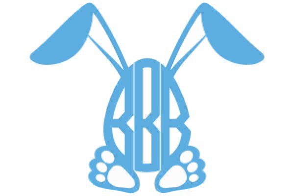Stylized Blue Bunny Logo