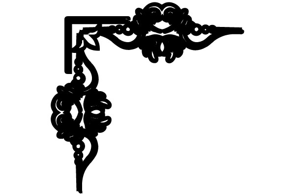 Ornament Frame: Vintage Floral Design