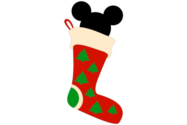 Mickey Mouse Christmas Stocking Clip Art