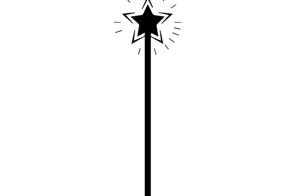 Magic Wand with Star