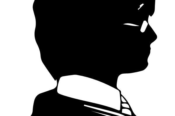 Silhouette of a Young Boy