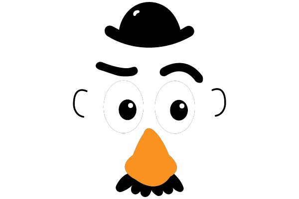 Clown's Face Template