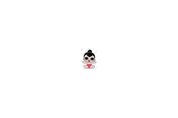Chibi Baby in Pink Outfit