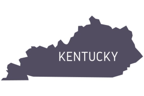 Kentucky State Outline with Text