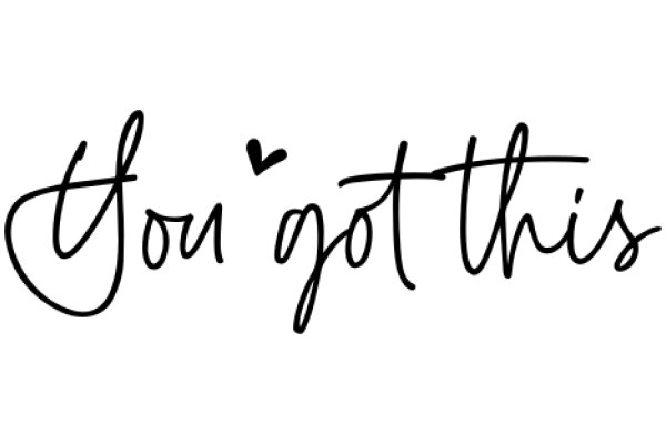 Handwritten Affirmation: You Got This