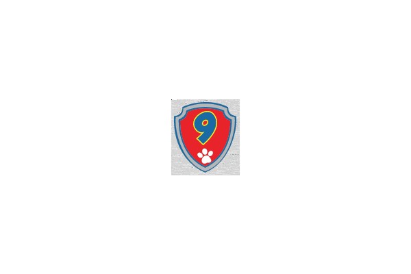 Paw Patrol Badge Number 9