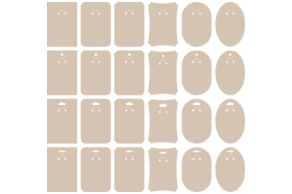 A Collection of Empty Packages with Smiley Faces