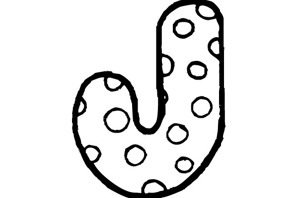 Polka Dot 'U'