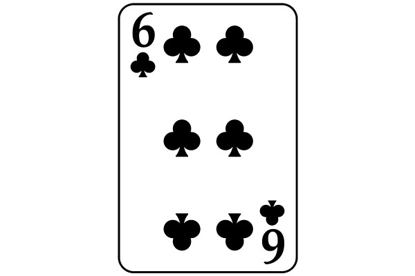 Playing Cards: Six of Clubs