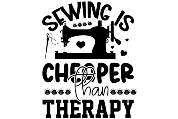 Sewing Is Cheaper Than Therapy: A Handcrafted Sign Celebrating the Joy of Sewing