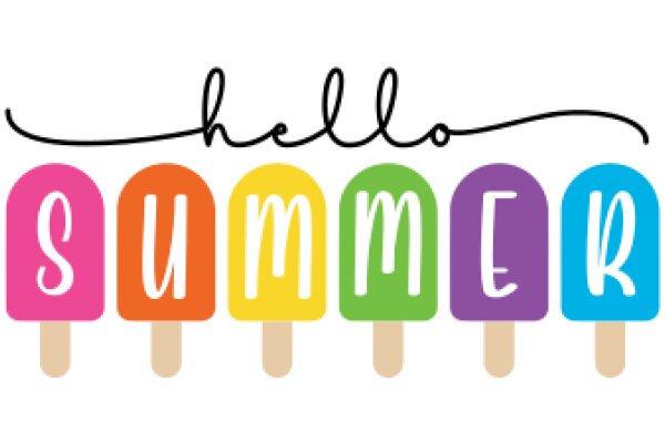 Welcome to Summer: A Colorful Greeting from the Season of Fun!