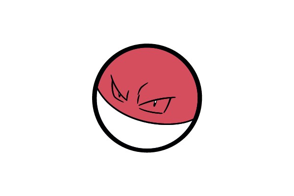 Angry Red Eye in Circle