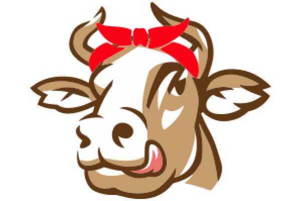 A Cow with a Red Bandana